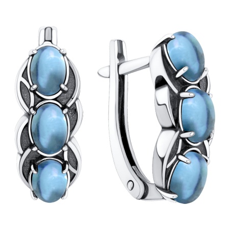 Купить оптом серьги из серебра с фианитами 2310205764-70 от Krasnoe