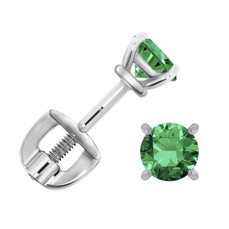 Купить оптом пусеты из серебра с фианитами П340200442-60 от Krasnoe