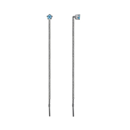 Купить оптом серьги из серебра с фианитами 2340204073-1-7 от Krasnoe