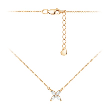 Купить оптом колье из серебра с фианитами 8320205421-4-45 от Krasnoe