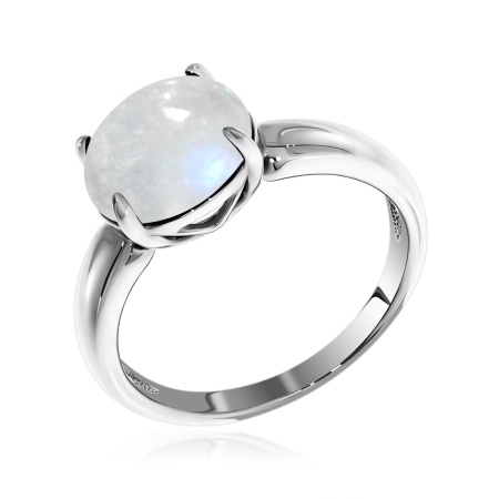 Купить оптом кольцо из серебра с лунным камнем 1340930045 от Krasnoe