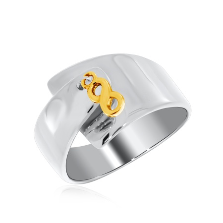 Купить оптом кольцо из серебра без вставок 1350401732-4 от Krasnoe