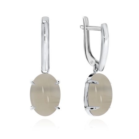 Купить оптом серьги из серебра с агатами 2340392314-21 от Krasnoe