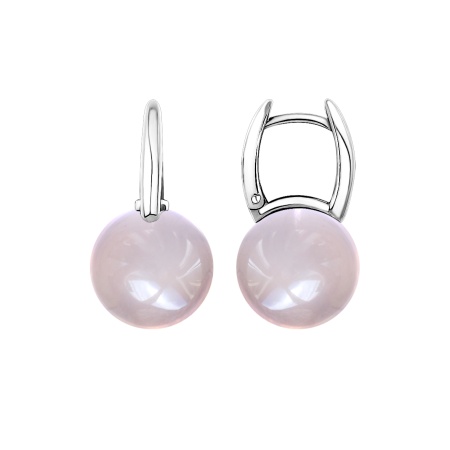 Купить оптом серьги из серебра с кварцем 2340104318-1-1-30 от Krasnoe