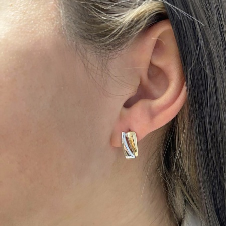 Купить оптом серьги из серебра без вставок 2329400898 от Krasnoe