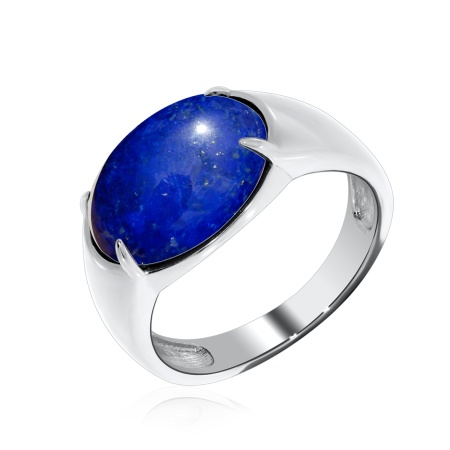 Купить оптом кольцо из серебра с лазуритом 1340470991 от Krasnoe