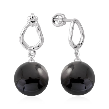 Купить оптом пусеты из серебра с агатами 2340395406-1-20 от Krasnoe