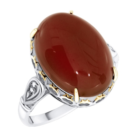 Купить оптом кольцо из серебра с агатом 1317395721-31 от Krasnoe