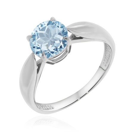 Купить оптом кольцо из серебра с топазом 1340071807 от Krasnoe