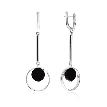 Купить оптом серьги из серебра с агатами 2340391006-20 от Krasnoe