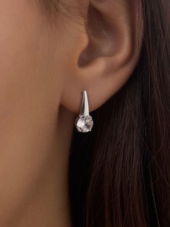 Купить оптом серьги из серебра с фианитами 2340200254 от Krasnoe