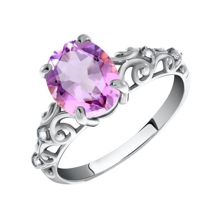 Купить оптом кольцо из серебра с фианитами 1340200122-92 от Krasnoe