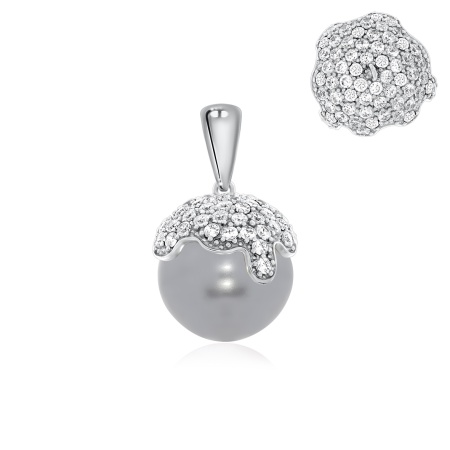 Купить оптом подвески из серебра с жемчугом 3340240807л-21 от Krasnoe