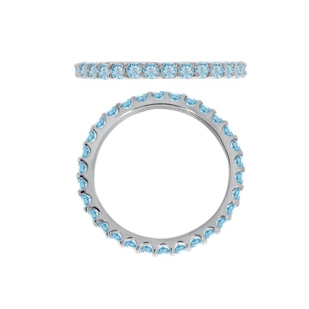 Купить оптом кольцо из серебра с топазами 1340071315-160 от Krasnoe