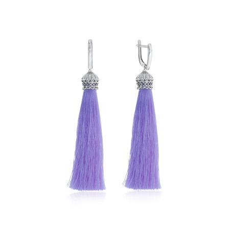 Купить оптом серьги из серебра с фианитами 2340200516л от Krasnoe