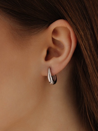 Купить оптом серьги из серебра без вставок 2340401270 от Krasnoe