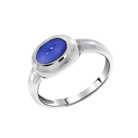 Купить оптом кольцо из серебра с халцедоном 1340600365-80 от Krasnoe