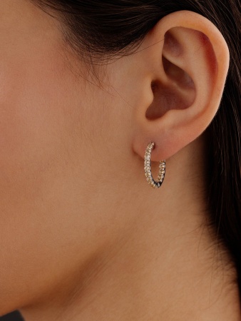 Купить оптом серьги из серебра с цитринами 2340111315 от Krasnoe