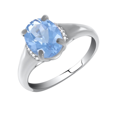 Купить оптом кольцо из серебра с фианитами 1340200027-70 от Krasnoe