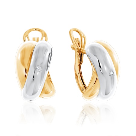 Купить оптом серьги из серебра без вставок 2329400594 от Krasnoe