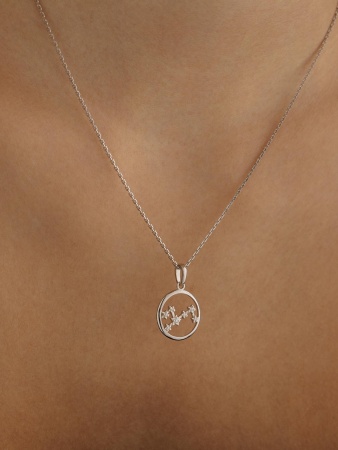 Купить оптом подвеска из серебра с фианитами 3340205985л от Krasnoe