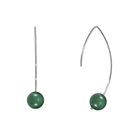 Купить оптом серьги из серебра с агатами 2340391063-60 от Krasnoe