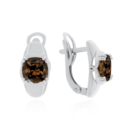 Купить оптом серьги из серебра с топазами 2340101537 от Krasnoe