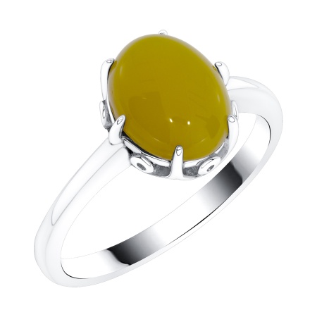 Купить оптом кольцо из серебра с агатом 1340395771-50 от Krasnoe