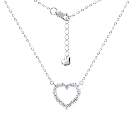 Оптом колье из серебра с фианитами 8340204777-3-40 цена от Krasnoe Купить оптом колье из серебра с фианитами 8340204777-3-40 от Krasnoe