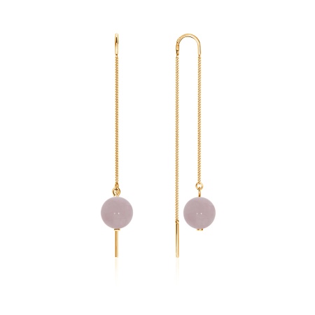 Купить оптом серьги из серебра с кварцем 2320100710-6-30 от Krasnoe