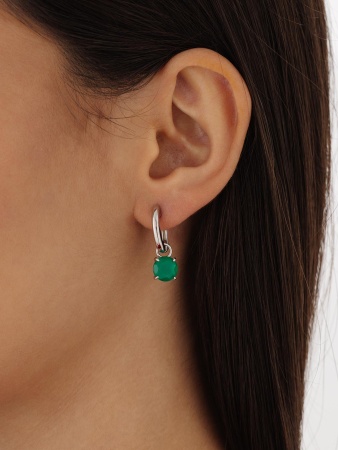 Купить оптом серьги из серебра с агатами 2340391784-60 от Krasnoe