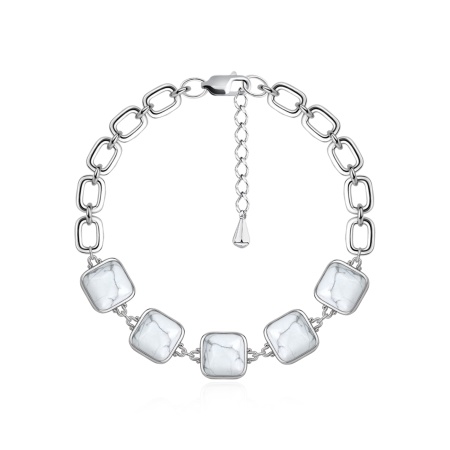 Купить оптом браслет из серебра с кахолонгами 4340К06376-190 от Krasnoe