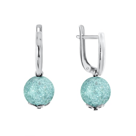 Купить оптом серьги из серебра с кварцем 2340180307-2-70 от Krasnoe