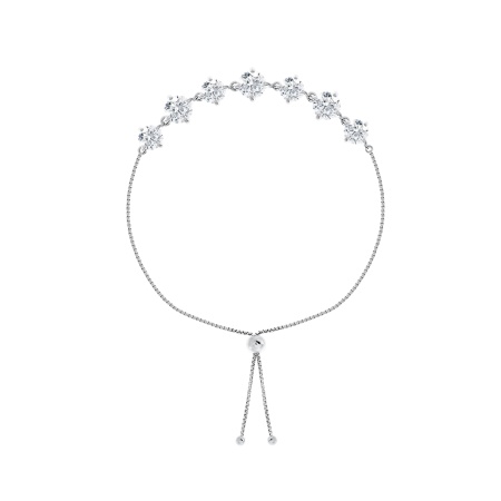 Купить оптом браслет из серебра с фианитами 4340202562-17 от Krasnoe