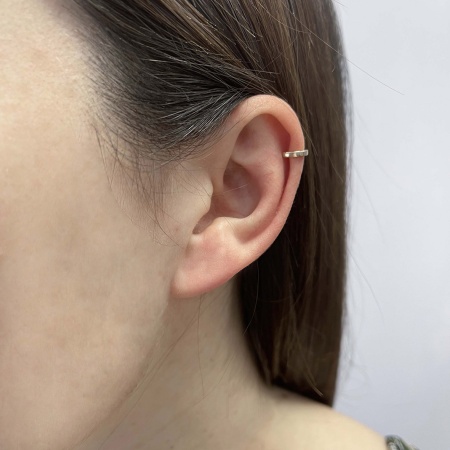 Купить оптом серьга из серебра без вставок 2320404890 от Krasnoe