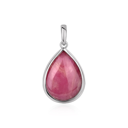 Купить оптом подвеска из серебра с родонитом 3340456363 от Krasnoe