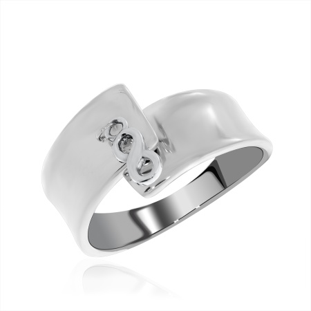 Купить оптом кольцо из серебра без вставок 1340401733-4 от Krasnoe