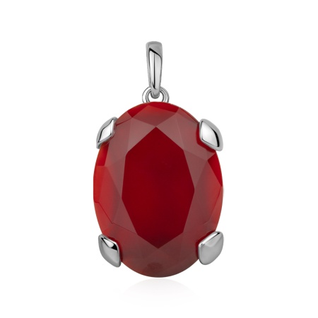 Купить оптом подвеска из серебра с агатом 3340396551-31 от Krasnoe