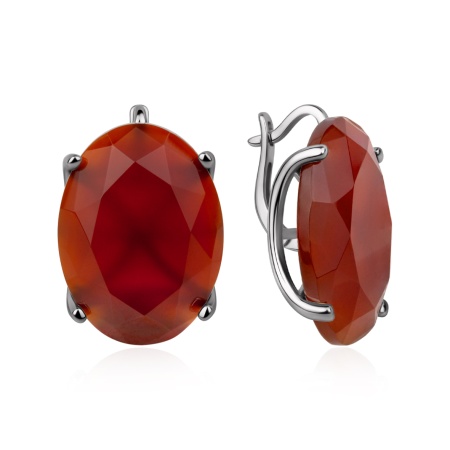 Купить оптом серьги из серебра с агатами 2340396495-31 от Krasnoe
