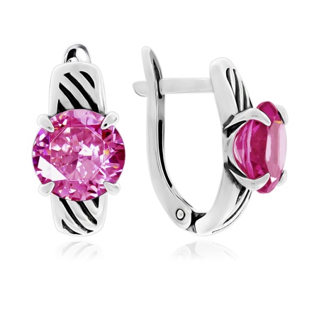 Купить оптом серьги из серебра с топазами 2310071647-30 от Krasnoe