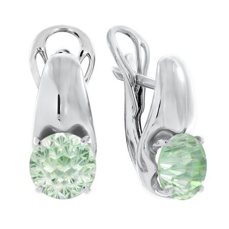 Купить оптом серьги из серебра с фианитами 2340201115-65 от Krasnoe