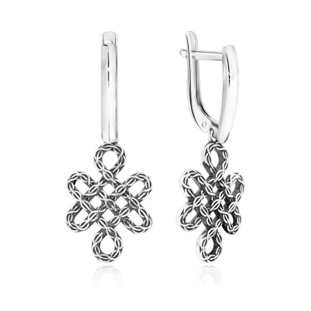 Купить оптом серьги из серебра без вставок 2340401633 от Krasnoe