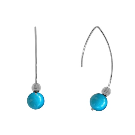 Купить оптом серьги из серебра с агатами 2340391068-70 от Krasnoe