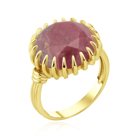 Купить оптом кольцо из серебра с родонитом 1318456494 от Krasnoe