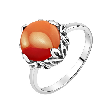 Купить оптом кольцо из серебра с сердоликом 1310685174 от Krasnoe