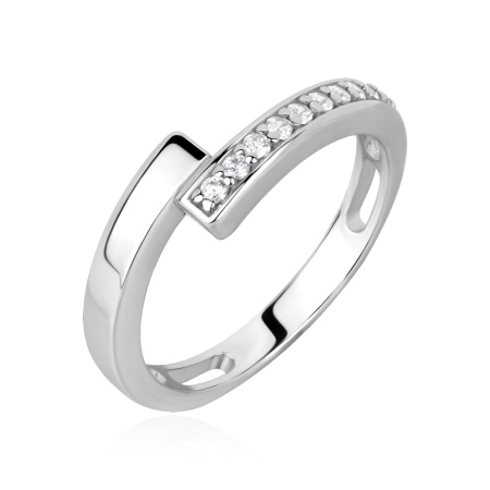 Купить оптом кольцо из серебра с фианитами 1340201744л от Krasnoe