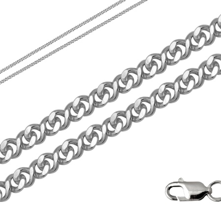 Купить оптом цепь из серебра без вставок 365707004060 от Krasnoe