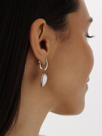 Купить оптом серьги из серебра с кахолонгами 2310К05788 от Krasnoe