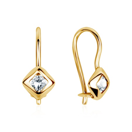 Оптом серьги из серебра с фианитами 2320200486 цена от Krasnoe Купить оптом серьги из серебра с фианитами 2320200486 от Krasnoe