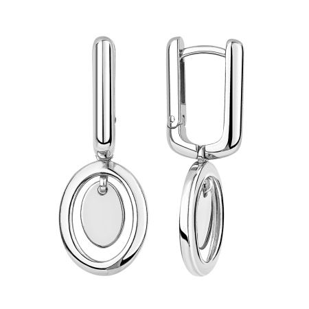 Купить оптом серьги из серебра без вставок 2340405307 от Krasnoe